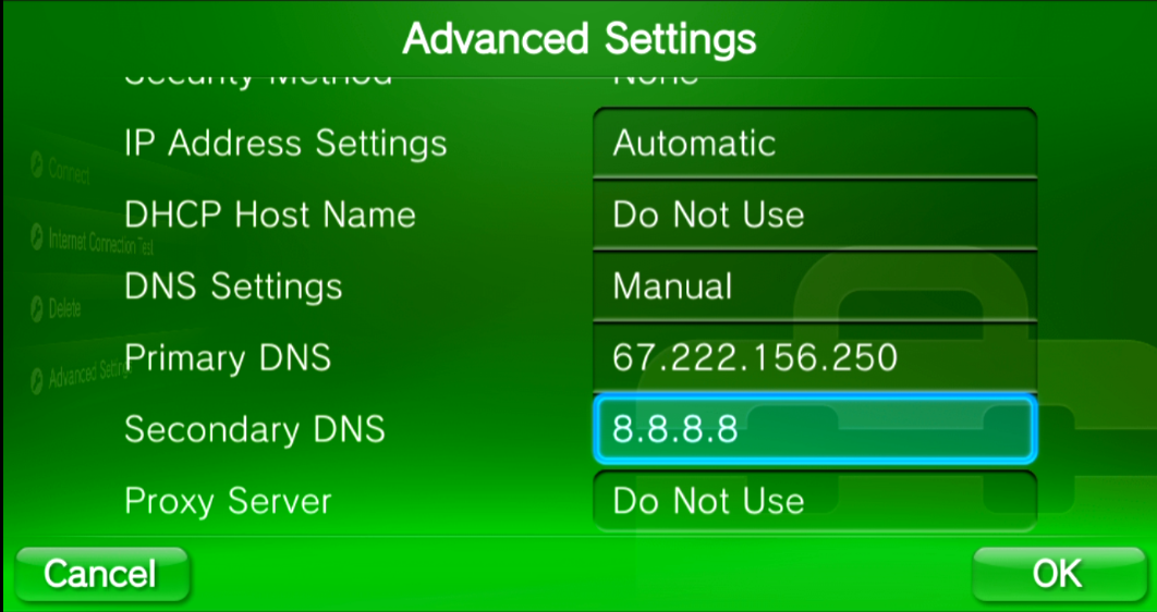 Network Settings